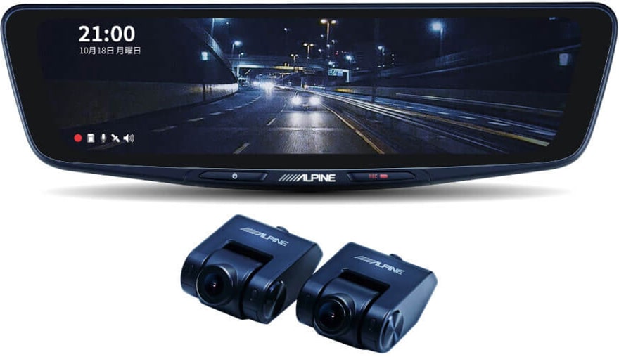 10型ドラレコ搭載デジタルミラー（交換型） DVR-DM1000A-IC