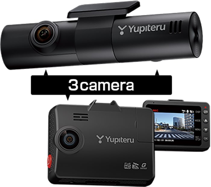 フロント＋リア（180°+180°）ドラレコ Z-320